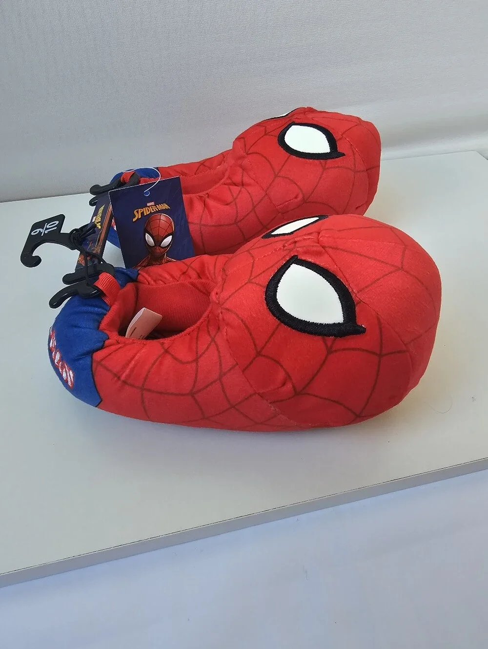 Marvel Spider-Man Plush Slippers Kids Toddler Sizes 9-10 11-12 NWT Choose Size